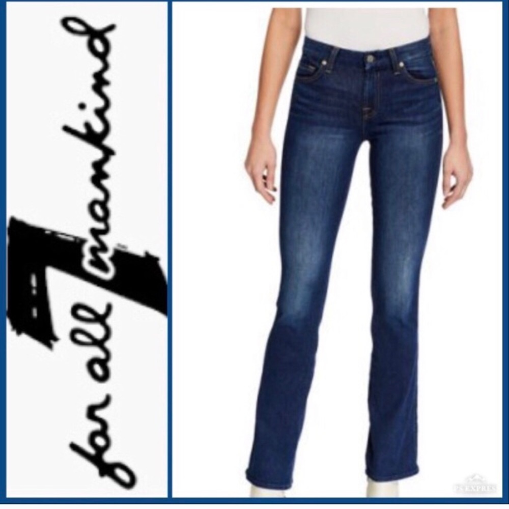 7 For All Mandkind Kimmie Bootcut Jeans Size 28